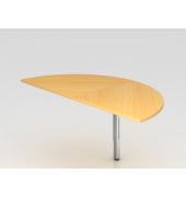 Anbautisch 2xViertelkreisSTF eckig BucheS