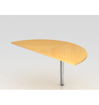 Anbautisch 2xViertelkreisSTF eckig BucheS