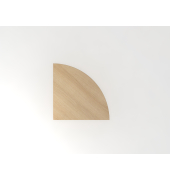 Verkettungswinkel Viertelkreis 80x80cm Eiche