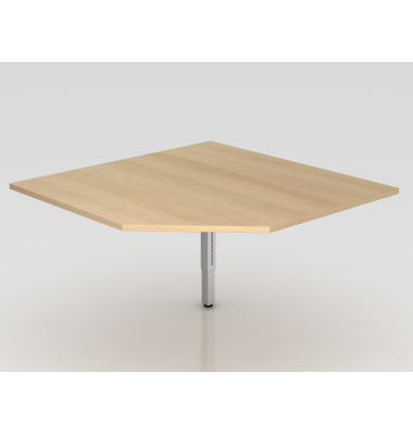 Verkettungspl.trapez f&uuml;r STF eckig EicheSilb.