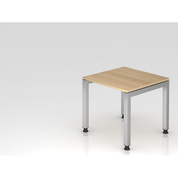 4032062164853 - J Serie Höhenverstellbar Höhenverstellbarer Schreibtisch Rechteckig Eiche 4 Füße 800 (B) x 680 (H) mm Holz