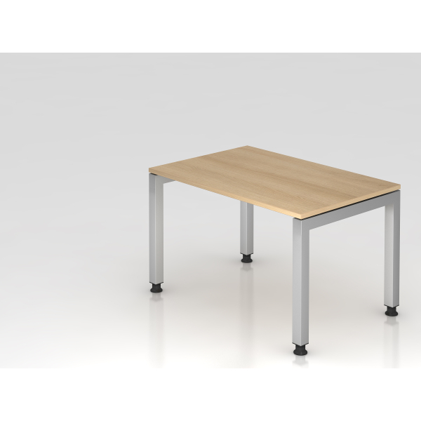 4032062164860 - J Serie Höhenverstellbar Höhenverstellbarer Schreibtisch Rechteckig Eiche 4 Füße 1200 (B) x 680 (H) mm Holz