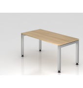 Schreibtisch U-Fu&szlig; eckig 160x80cm Eiche