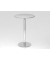 Stehtisch VSTH 111,6cm (H), 80x80cm (BxT), rund, grau / chrom