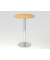 Stehtisch VSTH 111,6cm (H), 80x80cm (BxT), rund, buche / chrom