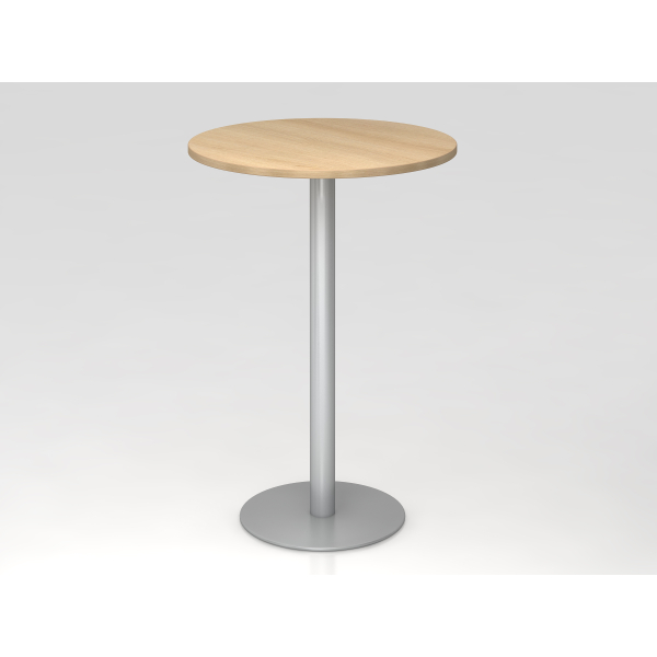 4032062166703 - Stehtisch VSTH 1116cm (H) 80x80cm (BxT) Eiche   silber 4032062166703 Hammerbacher