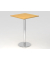 Stehtisch VSTH 111,6cm (H), 80x80cm (BxT), quadratisch, buche / chrom