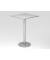 Stehtisch VSTH 111,6cm (H), 80x80cm (BxT), grau / silber