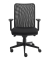 B&uuml;rodrehstuhl Solid 2, schwarz / schwarz, mit Armlehnen, bis 140kg, ohne Kopfst&uuml;tze