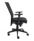 B&uuml;rodrehstuhl Solid 2, schwarz / schwarz, mit Armlehnen, bis 140kg, ohne Kopfst&uuml;tze