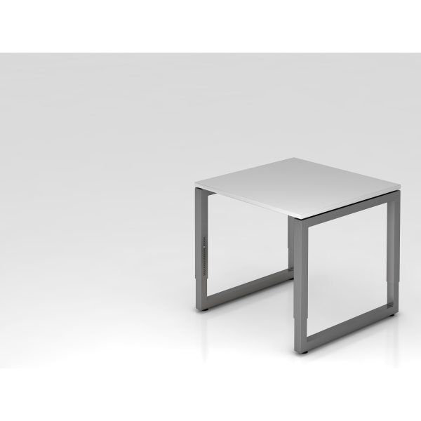 4032062167410 - Schreibtisch VRS manuell höhenverstellbar 85cm (H) 80x80cm (BxT) Grau   graphit 4032062167410 Hammerbacher