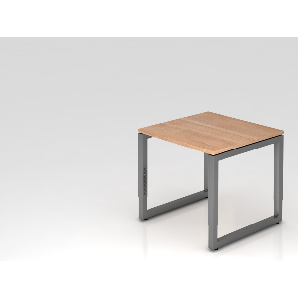 4032062167441 - Schreibtisch VRS manuell höhenverstellbar 85cm (H) 80x80cm (BxT) Nussbaum   graphit 4032062167441 Hammerbacher