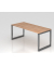 Schreibtisch VRS, manuell h&ouml;henverstellbar, 85cm (H), 180x80cm (BxT), nussbaum / graphit
