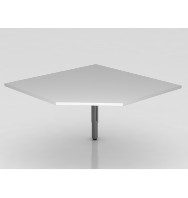 Verkettungspl.trapez f&uuml;r STF eckig GrauGraphit