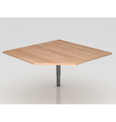 Verkettungspl.trapez f&uuml;r STF eckig Nussb.Graph