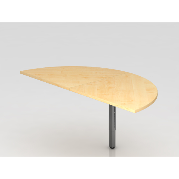 4032062168196 - Anbautisch 2xViertelkreisSTF eckig AhornGra 4032062168196 Hammerbacher