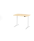 Sitz-Steh-Schreibtisch VXBHM, elektrisch h&ouml;henverstellbar, 129cm (H), 120x80cm (BxT), ahorn / wei&szlig;