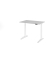 Sitz-Steh-Schreibtisch VXBHM, elektrisch h&ouml;henverstellbar, 129cm (H), 120x80cm (BxT), grau / wei&szlig;