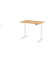 Sitz-Steh-Schreibtisch VXBHM, elektrisch h&ouml;henverstellbar, 129cm (H), 120x80cm (BxT), buche / wei&szlig;