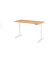 Sitz-Steh-Schreibtisch VXBHM, elektrisch h&ouml;henverstellbar, 129cm (H), 160x80cm (BxT), buche / wei&szlig;