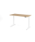 Sitz-Steh-Schreibtisch VXBHM, elektrisch h&ouml;henverstellbar, 129cm (H), 160x80cm (BxT), eiche / wei&szlig;