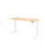 Sitz-Steh-Schreibtisch VXBHM, elektrisch h&ouml;henverstellbar, 129cm (H), 180x80cm (BxT), ahorn / wei&szlig;