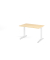 Schreibtisch VXB, manuell h&ouml;henverstellbar, 85cm (H), 120x80cm (BxT), ahorn / wei&szlig;