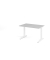 Schreibtisch VXB, manuell h&ouml;henverstellbar, 85cm (H), 120x80cm (BxT), grau / wei&szlig;