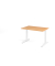 Schreibtisch VXB, manuell h&ouml;henverstellbar, 85cm (H), 120x80cm (BxT), buche / wei&szlig;