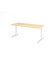 Schreibtisch VXB, manuell h&ouml;henverstellbar, 85cm (H), 180x80cm (BxT), ahorn / wei&szlig;
