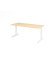 Schreibtisch VXB, manuell h&ouml;henverstellbar, 85cm (H), 180x80cm (BxT), ahorn / wei&szlig;