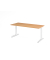 Schreibtisch VXB, manuell h&ouml;henverstellbar, 85cm (H), 180x80cm (BxT), buche / wei&szlig;