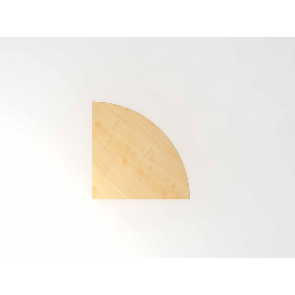 4032062170113 - HAMMERBACHER Verbindungsplatte XBE91 ahorn weiß dreieckig 800 x 800 x 25 cm