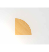 Verkettung.Viertelkr.Kons. 80x80cm BucheWei