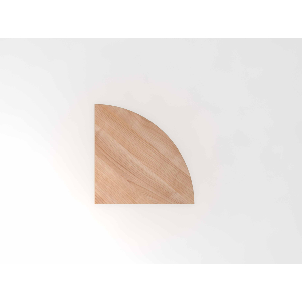 4032062170182 - Verbindungsplatte VXBE91 nussbaum weiß dreieckig 800 x 800 x 25 cm