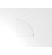 Verkettung.Viertelkr.Kons. 80x80cm Wei&szlig;Sil