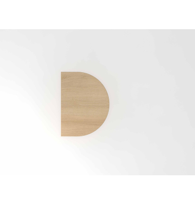 Anbautisch m.STFKons.doppelt 60x80cm EicheS