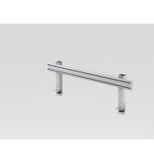 Orga-Schiene 120 cm, mit Halterung, silber