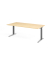 Schreibtisch VXB, manuell h&ouml;henverstellbar, 85cm (H), 200x100cm (BxT), ahorn / graphit