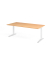 Schreibtisch VXB, manuell h&ouml;henverstellbar, 85cm (H), 200x100cm (BxT), buche / wei&szlig;