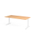 Schreibtisch VXB, manuell h&ouml;henverstellbar, 85cm (H), 200x100cm (BxT), buche / wei&szlig;