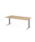 Schreibtisch VXB, manuell h&ouml;henverstellbar, 85cm (H), 200x100cm (BxT), eiche / graphit