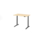 Sitz-Steh-Schreibtisch VXBHM, elektrisch h&ouml;henverstellbar, 129cm (H), 120x80cm (BxT), ahorn / graphit