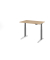 Sitz-Steh-Schreibtisch VXBHM, elektrisch h&ouml;henverstellbar, 129cm (H), 120x80cm (BxT), eiche / graphit