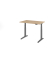 Sitz-Steh-Schreibtisch VXBHM, elektrisch h&ouml;henverstellbar, 129cm (H), 120x80cm (BxT), eiche / graphit