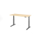 Sitz-Steh-Schreibtisch VXBHM, elektrisch h&ouml;henverstellbar, 129cm (H), 160x80cm (BxT), ahorn / graphit