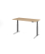 Sitz-Steh-Schreibtisch VXBHM, elektrisch h&ouml;henverstellbar, 129cm (H), 160x80cm (BxT), eiche / graphit