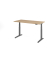 Sitz-Steh-Schreibtisch VXBHM, elektrisch h&ouml;henverstellbar, 129cm (H), 160x80cm (BxT), eiche / graphit