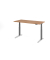 Sitz-Steh-Schreibtisch VXBHM, elektrisch h&ouml;henverstellbar, 129cm (H), 160x80cm (BxT), nussbaum / graphit