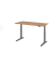 Sitz-Steh-Schreibtisch VXBHM, elektrisch h&ouml;henverstellbar, 129cm (H), 160x80cm (BxT), nussbaum / graphit